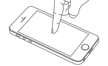 用手指轻按贴膜中间部位，使其自动 吸附于屏幕上,iPhone 6/6s手机保护膜，全覆盖3D高清钢化膜